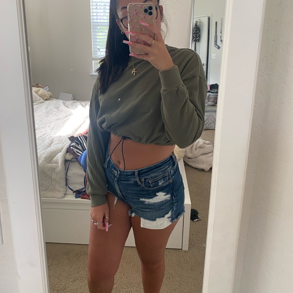 DRAWSTRING SWEATER